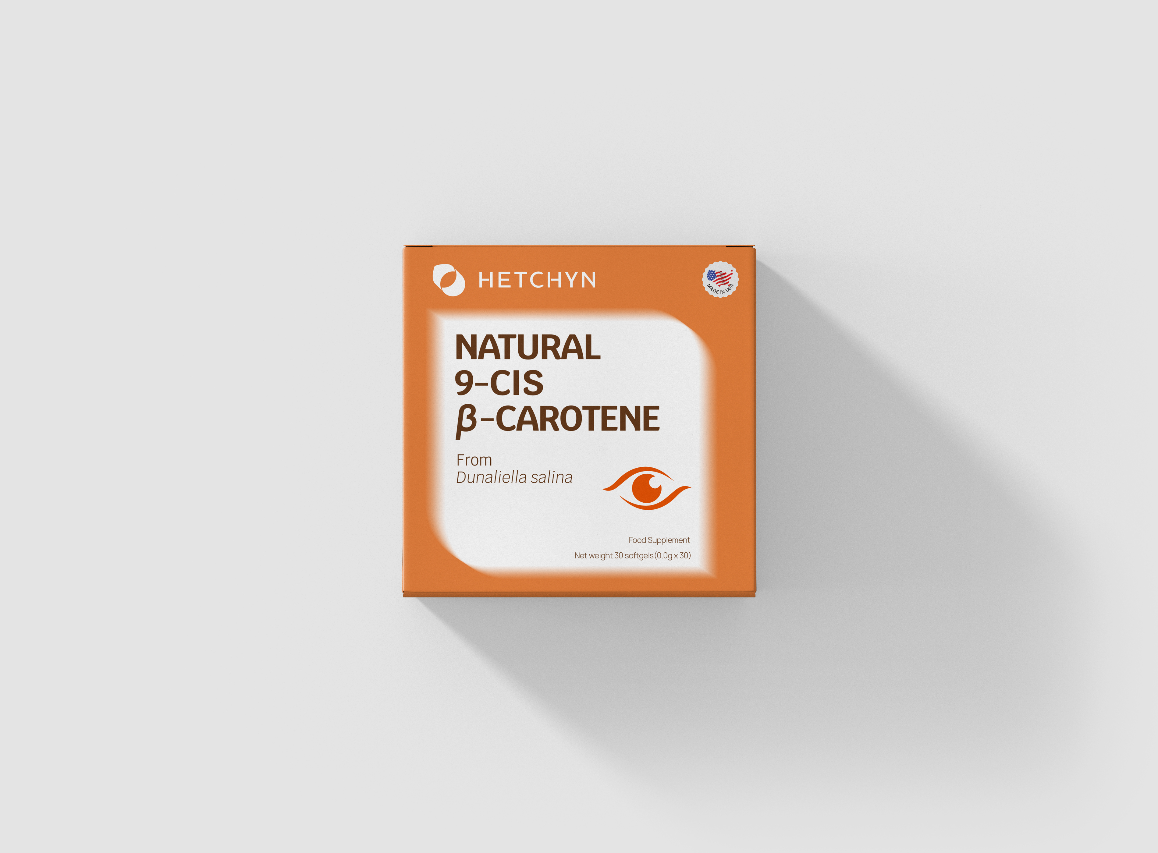 HETCHYN natural 9-cis beta-carotene softgel packaging
